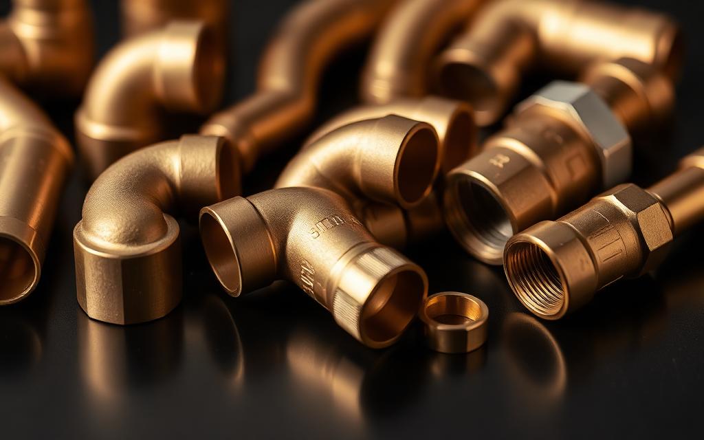 Fiting alamă 1/2" — cot 90°